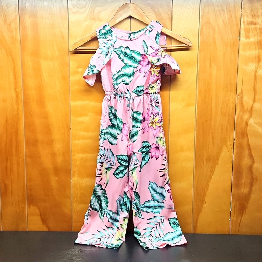 Girls Floral Romper